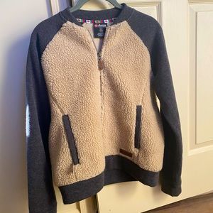 Sherpa Zip-Up Sweatshirt/Jacket
